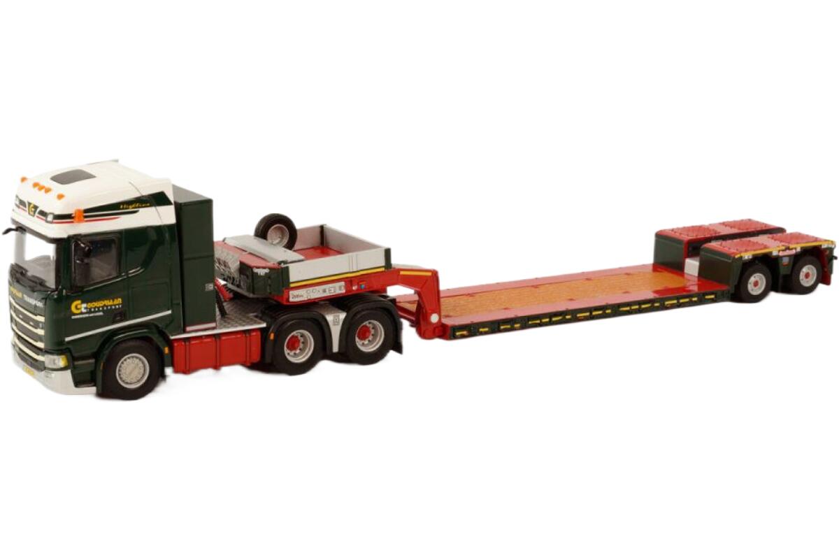 Goudriaan Scaniaスカニア S-Serie Highline CS20H 8x4 Nooteboomノーテブーム Euro-PX 2axle 5990527 トラック 模型 /WSI 1/50
