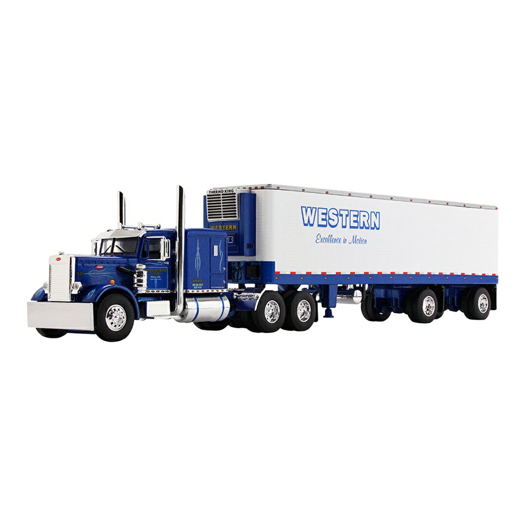 Peterbiltピータービルト Western Distributing Peterbilt Model 351 with 63 / DCP 1/64 模型
