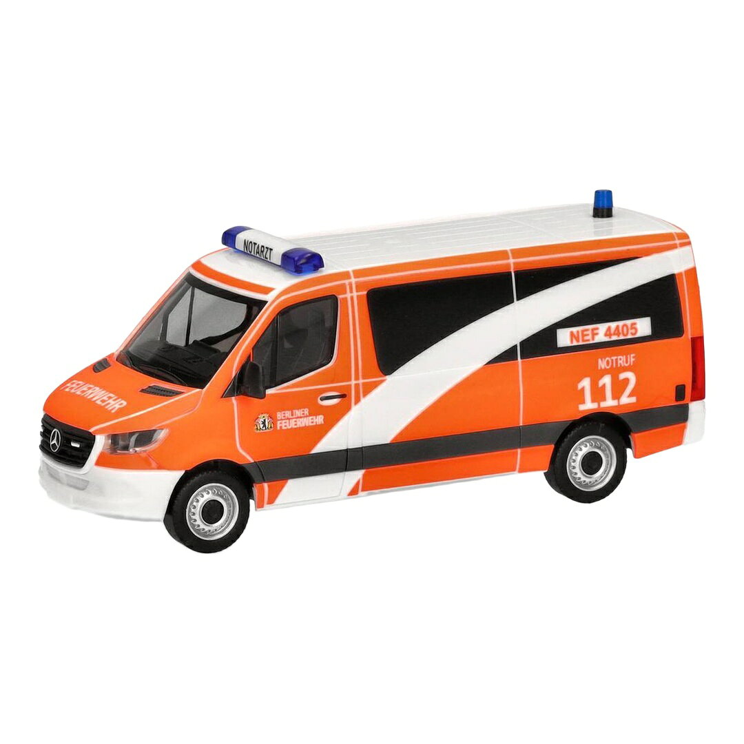 ベルリン消防局 メルセデス・ベンツ スプリンター 救急車 / Herpa 1/87 ミニカー トラック模型