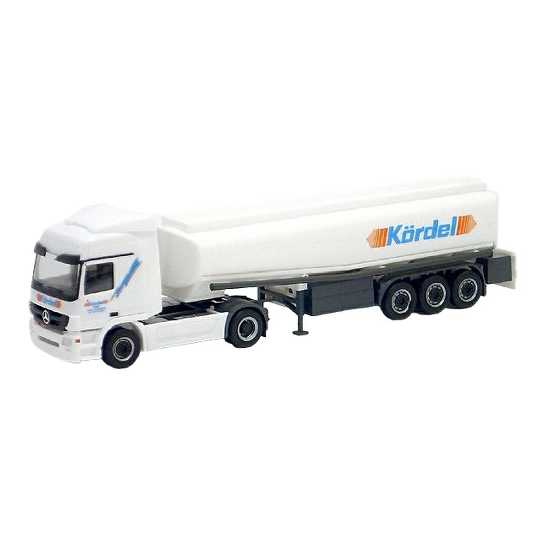 メルセデス・ベンツ アクトロス L08 Willig-Benzing タンカートレーラー K?rdel Spedition / Herpa 1/87 ミニカー トラック模型