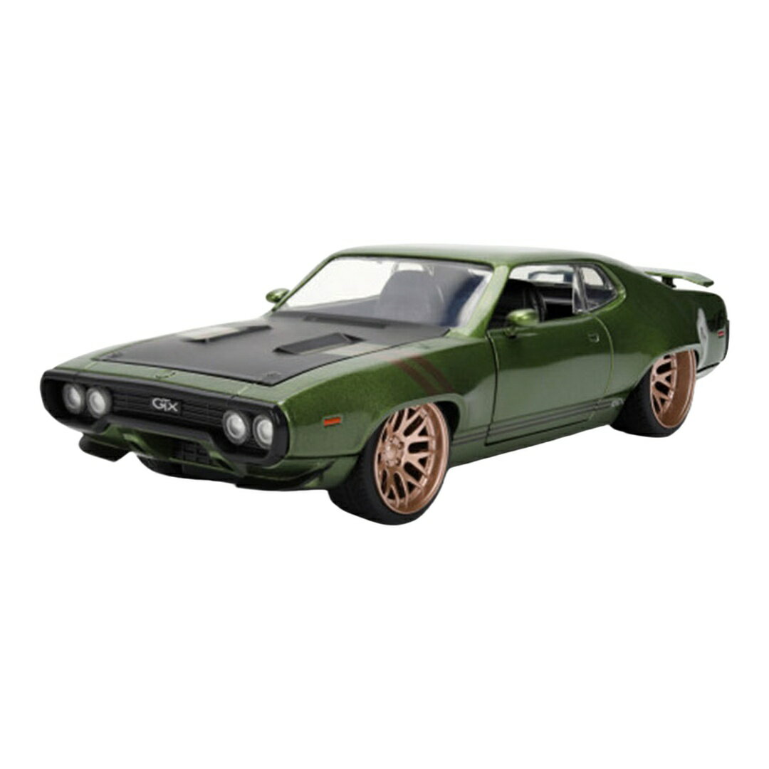 Plymouthプリムス GTX 1972 Dark Green BigTime Muscl / JADA 1/24 模型