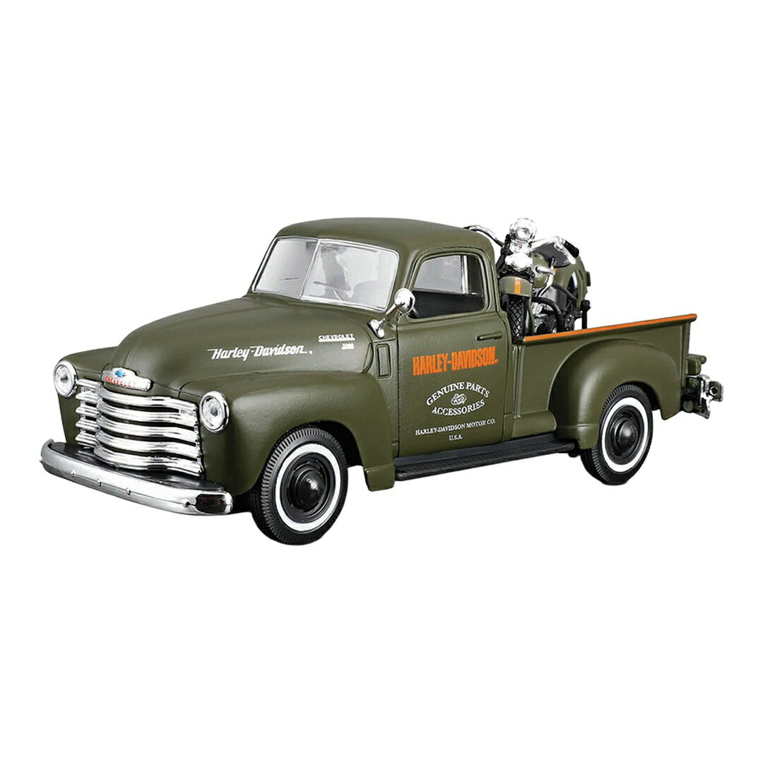 Rakuten - Harley-Davidsonハーレーダビッドソン Chevroletシボレー 3100 Pickup Truck 1950 / MAISTO 1/24 模型