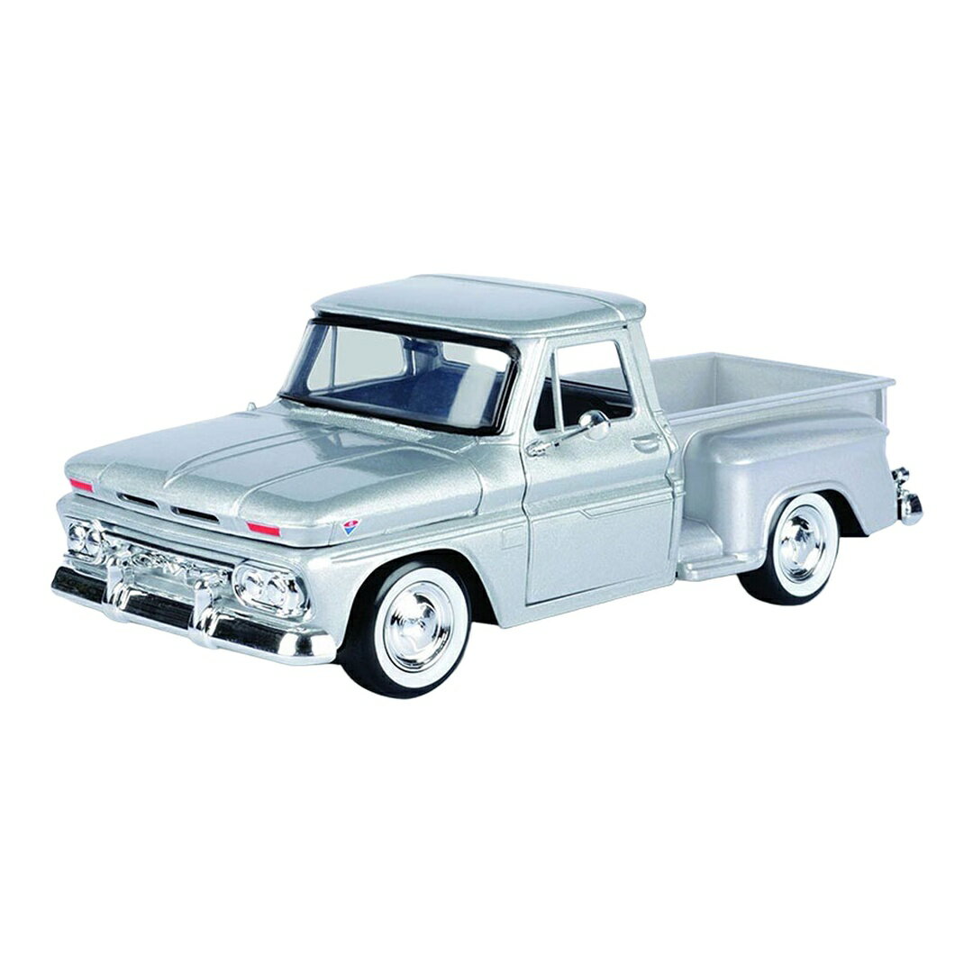 樂天商城 - GMC C1000 Fenderside Pickup 1966 Silver / Motor Max 1/24 模型