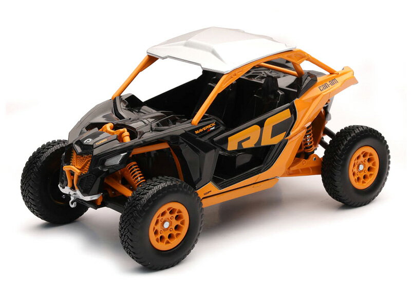 Can-Am Maverick X3 X RC Side by Side ATV Orange / NEW-RAY 1/18 模型