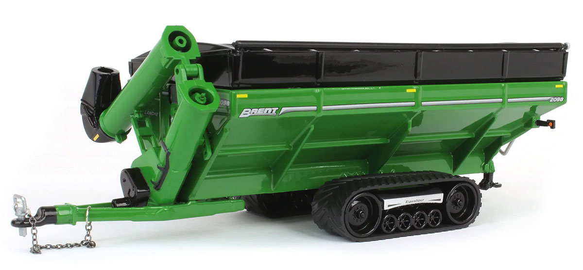 Brent 2098 Grain Cart with Equalizer Track Gree / SPECCAST 1/64 模型