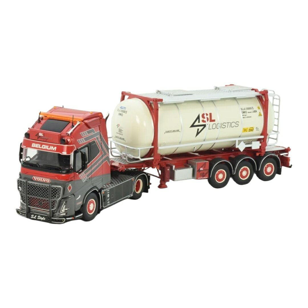 SL Logistics ボルボ FH Globetrotter XL タンカートレーラー / Tekno 1/50 ミニカー トラック模型