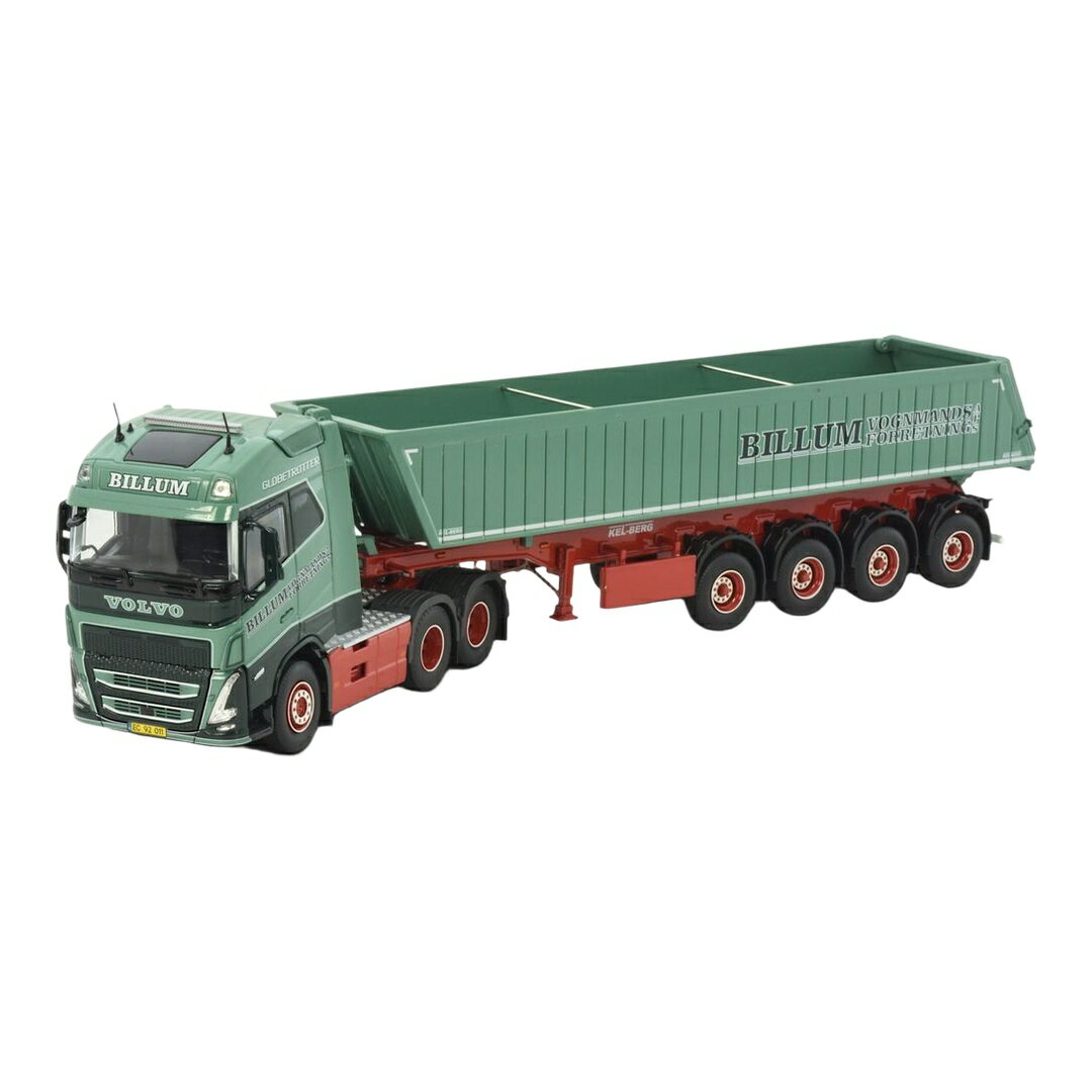 Billum ボルボ FH05 グローブトロッター ダンプセミトレーラー / Tekno 1/50  ...