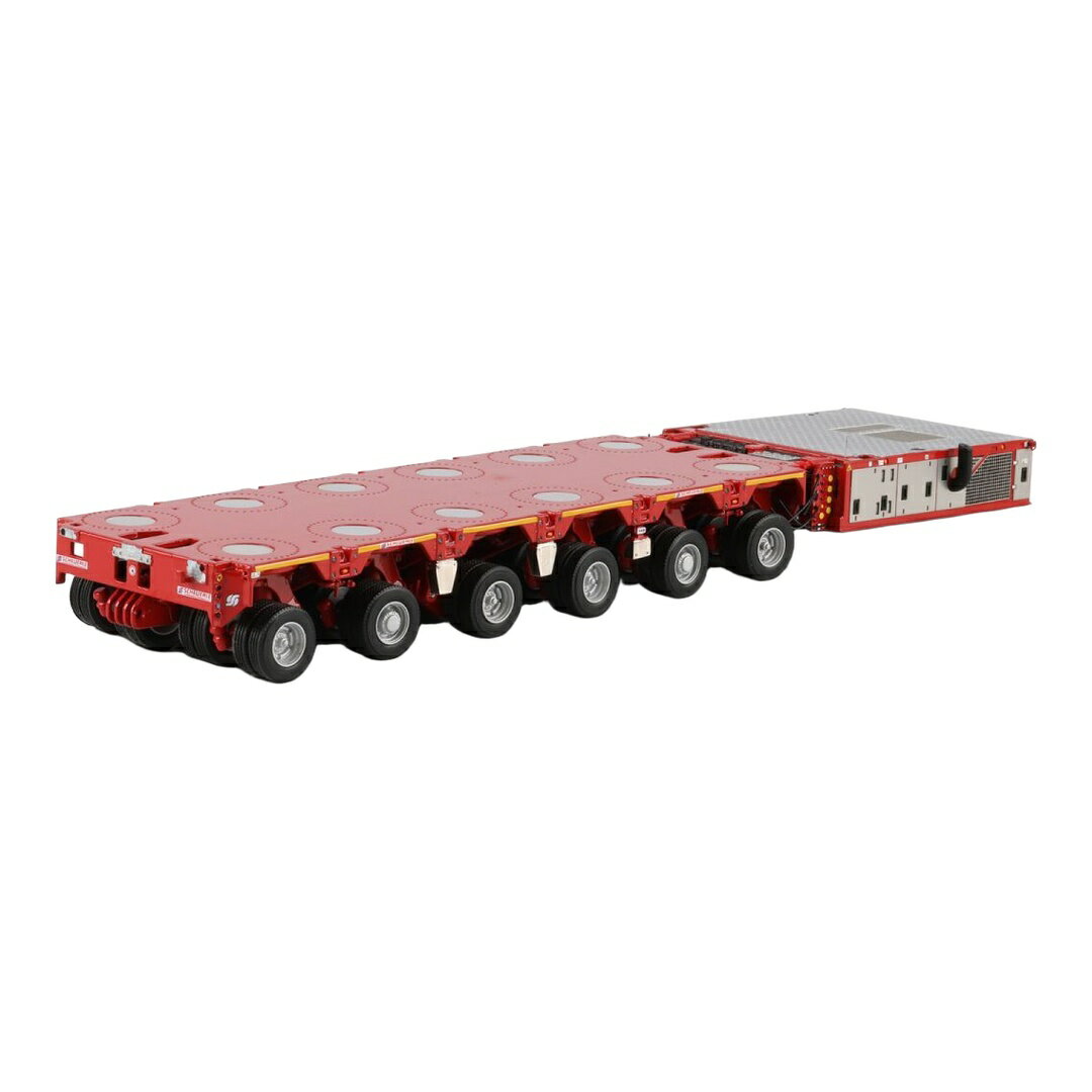 Scheuerle Intercombi SPE レッド トレーラー / WSI 1/50 ミニカー トラック模型