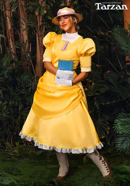 ディズニー ターザン レディース ジェーン コスチューム ドレス コスプレ衣装 (結婚式、仮装、ハロウィン) 大人女性