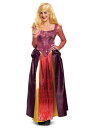 Hocus Pocus デラックスサラ 大人用コスチュームイベント ハロウィン コスプレ 大人女性