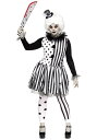 キラー クラウン 女性用 ハロウィンコスチューム 大きいサイズ
