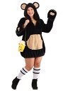 大きいサイズ コージーブラウンベア レディース コスチュームイベント ハロウィン コスプレ 大人女性