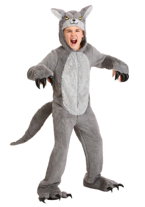 Costume - グレーオオカミ コスチューム 子供用 ハロウィン コスプレ衣装