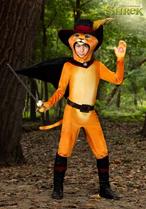 シュレック プス・イン・ブーツ 子供用コスチューム ハロウィン コスプレ衣装
