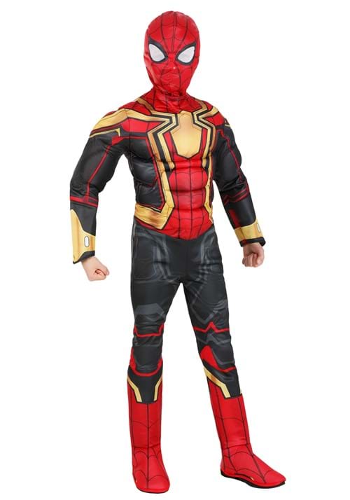 Rakuten - スパイダーマン インテグレーテッドスーツ 子供用コスチューム ハロウィン コスプレ衣装