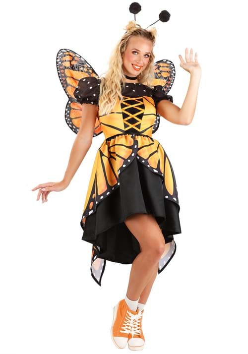 レディース トレンディ バタフライ コスチューム ドレス　ハロウィンコスプレ