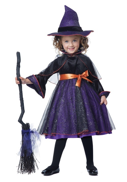 Rakuten - 魔女 コスプレ コスチューム 幼児用 ハロウィン 仮装 ホーカスポーカス 魔女っ子 衣装 子供 女の子 イベント パーティー 文化祭 学園祭