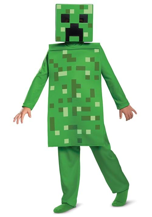 マインクラフト クリーパー コスプレ コスチューム キッズ ハロウィン 仮装 ゲーム キャラクター 衣装 子供用 イベント パーティー ジャンプスーツ コスプレ衣装