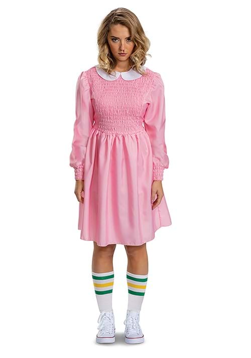 Rakuten - ストレンジャーシングス イレブン ピンクドレス コスプレ コスチューム レディース ハロウィン 仮装 Stranger Things 衣装 大人 イベント パーティー 文化祭 学園祭 コスプレ衣装