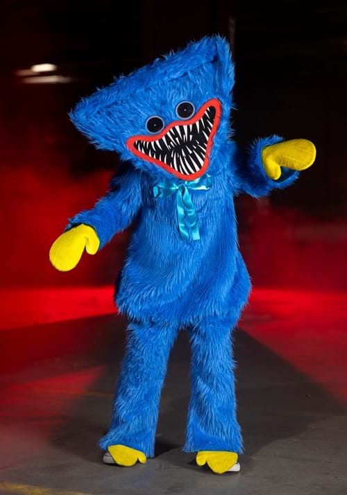 ハギーワギー　青 ブルー　コスプレ　ハロウィン　クリスマス　コスチューム ハギーワギー コスチューム HuggyWuggy 仮装 ポピープレイタイム (子供