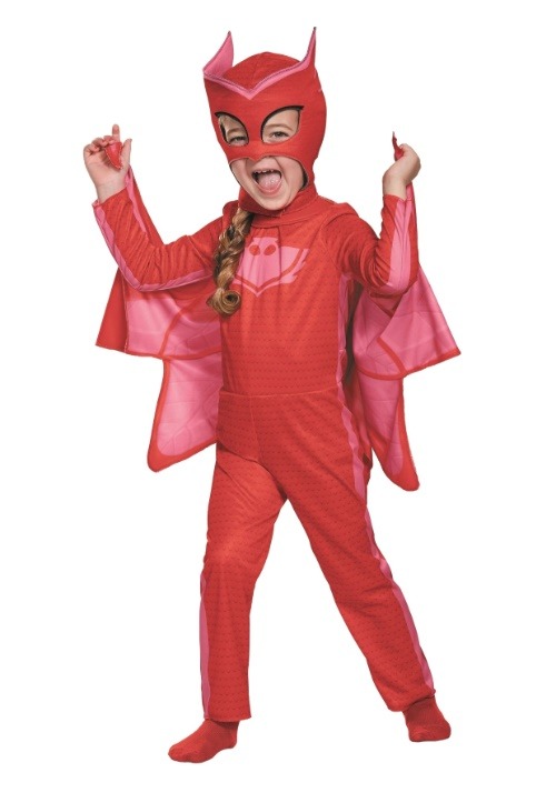 PJ Masks アウレット コスプレ コスチューム 幼児用 ハロウィン 仮装 ヒーロー アニメ キャラクター 子供用 女の子 ジャンプスーツ ケープ イベント パーティー 衣装