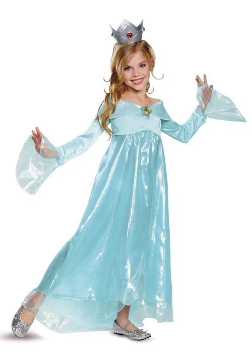 スーパーマリオ ロゼッタ コスプレ コスチューム キッズ ハロウィン 仮装 プリンセス ドレス クラウン 女の子 子供用 ゲーム キャラクター イベント パーティー コスプレ衣装