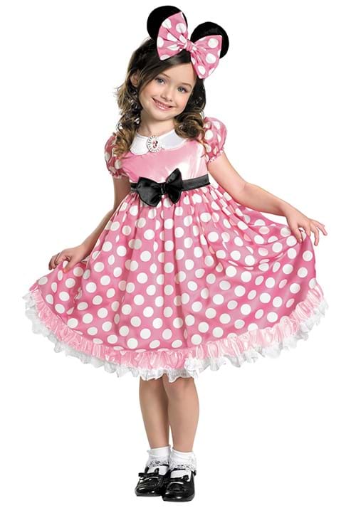 Rakuten - ミニーマウス コスプレ コスチューム キッズ ハロウィン 仮装 水玉 ドレス 衣装 子供用 女の子 ディズニー イベント パーティー コスチューム