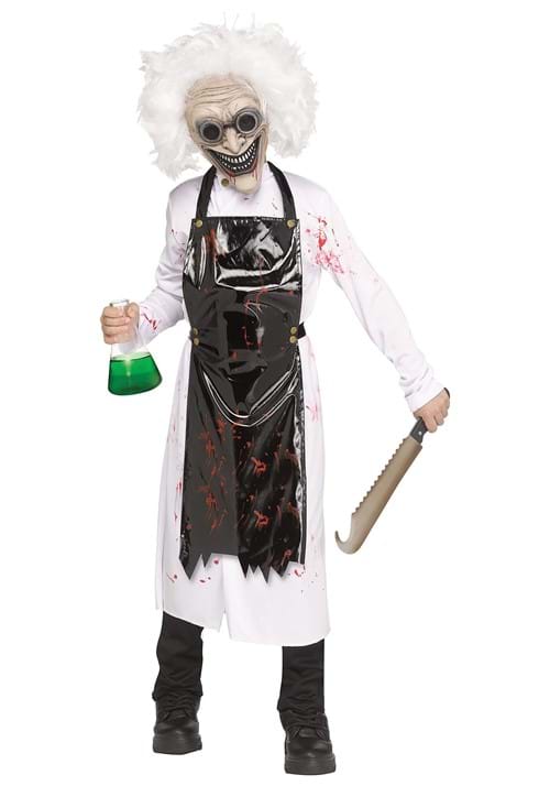 狂った科学者をイメージしたキッズコスプレ衣装です。ハロウィン、仮装パーティー、科学をテーマにしたイベントに最適。 ▶ セット内容 ✓ 白衣 ✓ エプロン ✓ マスク（ウィッグ付き） ※ 記載以外の小物は付属しません。 ▶ サイズガイド（US規格） サイズバスト着丈袖丈Medium86cm81cm51cmLarge97cm91cm56cm ※ US規格のため日本サイズより大きめの場合あり。迷ったらワンサイズ下がおすすめ。 ▶ 仕様について米国製コスチュームの輸入品です。USA限定デザイン。素材: ポリエステル。縫製に個体差がある場合があります。 ▶ お届けについて納期の目安を必ずご確認ください。※ 在庫状況により変動あり。9-10月は注文集中のためお早めに。