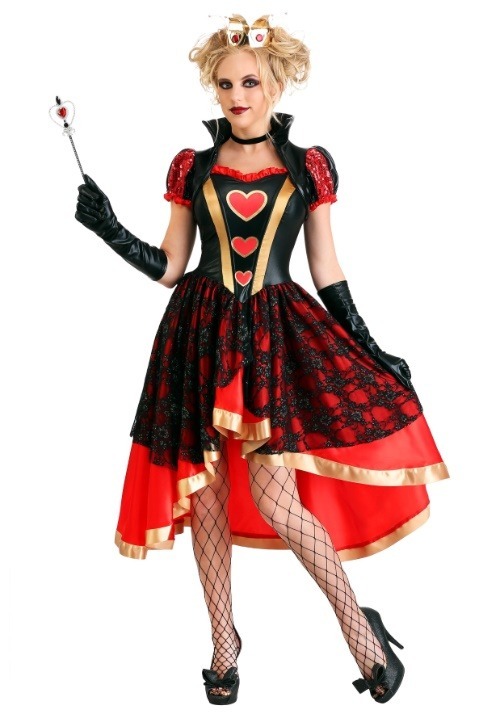 Rakuten - ハートの女王 ダーククイーン コスプレ コスチューム レディース ハロウィン 仮装 ヴィランズ 衣装 大人用 ドレス ボレロ 手袋 イベント パーティー ディズニー
