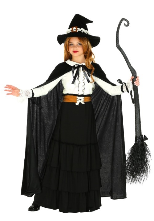 魔女 コスプレ コスチューム キッズ ハロウィン 仮装 女の子 セーラム 衣装 子供用 イベント パーティー 学園祭 文化祭 コスプレ衣装