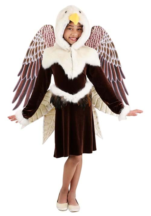 鷲（ワシ）コスプレ コスチューム キッズ ハロウィン 仮装 鳥 バード 衣装 子供用 女の子 イベント パーティー 文化祭 学園祭 コスチューム