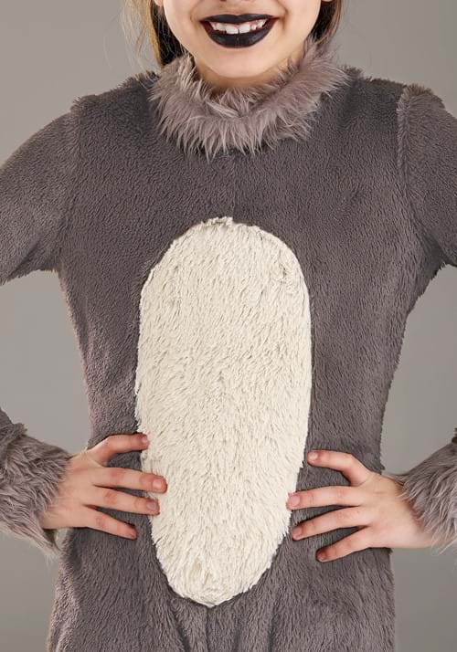 ラストホビーのアライグマ コスプレ コスチューム キッズ ハロウィン 仮装 動物 衣装 子供用 女の子 イベント パーティー 学園祭 文化祭 可愛い しっぽ付き｜アングル3