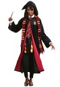 ハリー・ポッター デラックス ハーマイオニー グリフィンドール コスチューム レディース 大人 女性 ハロウィン コスプレ衣装(3)