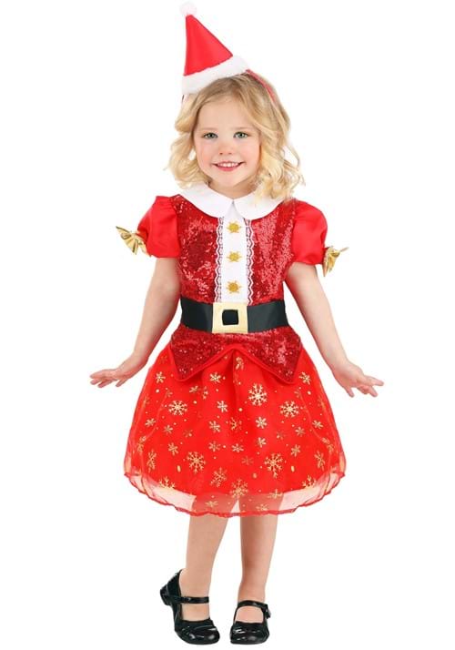 Rakuten - サンタクロース コスプレ コスチューム 幼児用 ハロウィン 仮装 クリスマス 衣装 女の子 ワンピース 帽子 イベント パーティー 子供用 サンタさん