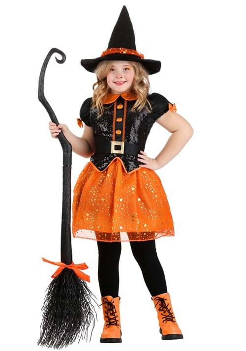 Rakuten - 魔女 コスプレ コスチューム キッズ ハロウィン 仮装 女の子 衣装 子供用 ワンピース 帽子 イベント パーティー かわいい 魔法使い