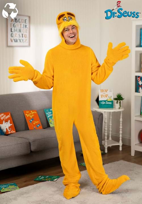 The Lorax (ロラックスおじさん) コスプレ コスチューム メンズ ハロウィン 仮装 ドクター・スース 衣装 大人用 環境保護 イベント パーティー