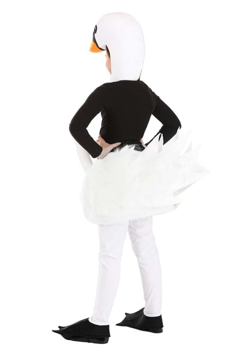 ラストホビーの白鳥 コスプレ コスチューム キッズ ハロウィン 仮装 バレリーナ 衣装 子供用 イベント パーティー 学園祭 文化祭 女の子 可愛い 動物｜アングル2