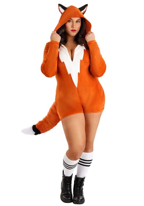 ラストホビーのキツネ コスプレ コスチューム レディース ハロウィン 仮装 動物 アニマル 衣装 ロンパース 大きいサイズ イベント パーティー 文化祭 学園祭 コスチューム｜アングル2