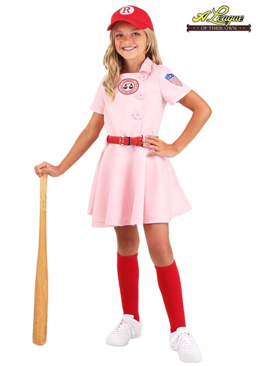 ガールズ リーグ・オブ・ザ・オウン ドッティ コスプレ コスチューム キッズ ハロウィン 仮装 野球 子供用 女の子 イベント パーティー レトロ 衣装