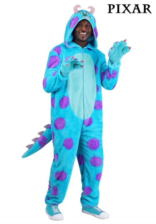 モンスターズ・インク サリー コスプレ コスチューム メンズ ハロウィン 仮装 キャラクター 着ぐるみ 衣装 大人用 イベント パーティー 忘年会 学園祭 文化祭 コスプレ衣装