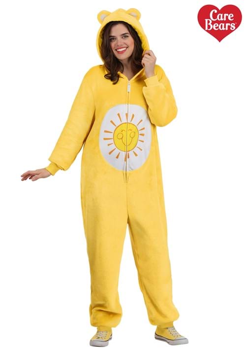 Care Bears Funshine Bear ケアベア コスプレ コスチューム レディース ハロウィン 仮装 動物 アニマル 衣装 大人用 イベント パーティー 着ぐるみ