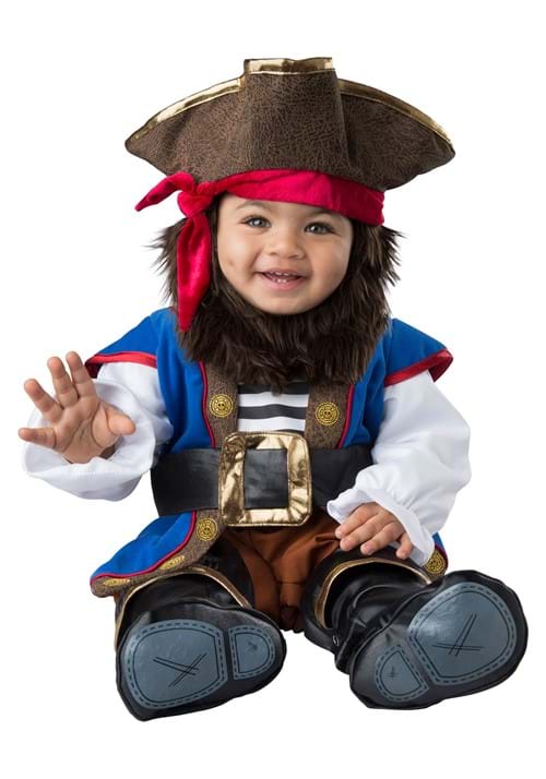 海賊 コスプレ コスチューム 幼児用 ハロウィン 仮装 衣装 男の子 ベビー イベント パーティー 子供用 ジャンプスーツ 帽子 あごひげ セット