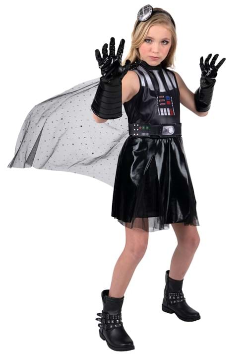ダース ベイダー コスプレ コスチューム キッズ ハロウィン 仮装 スターウォーズ 衣装 子供 女の子 映画 キャラクター ドレス ワンピース イベント パーティー 学園祭