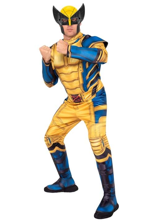 ウルヴァリン コスプレ コスチューム メンズ ハロウィン 仮装 ヒーロー アメコミ X-MEN 衣装 大人用 イベント パーティー マスク付き デッドプール マーベル