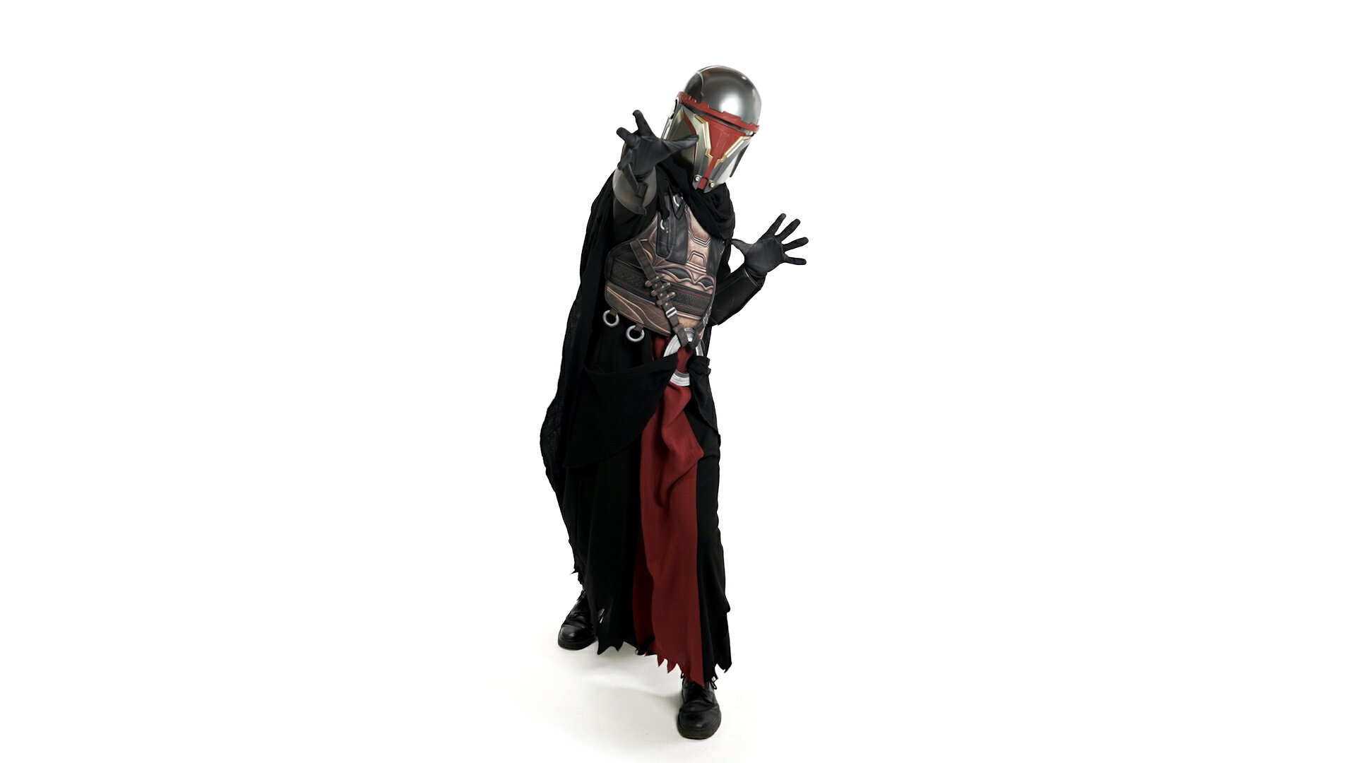 ラストホビーのダース・レヴァン コスプレ コスチューム メンズ ハロウィン 仮装 スターウォーズ STAR WARS ジェダイ ローブ 衣装 イベント パーティー｜アングル3