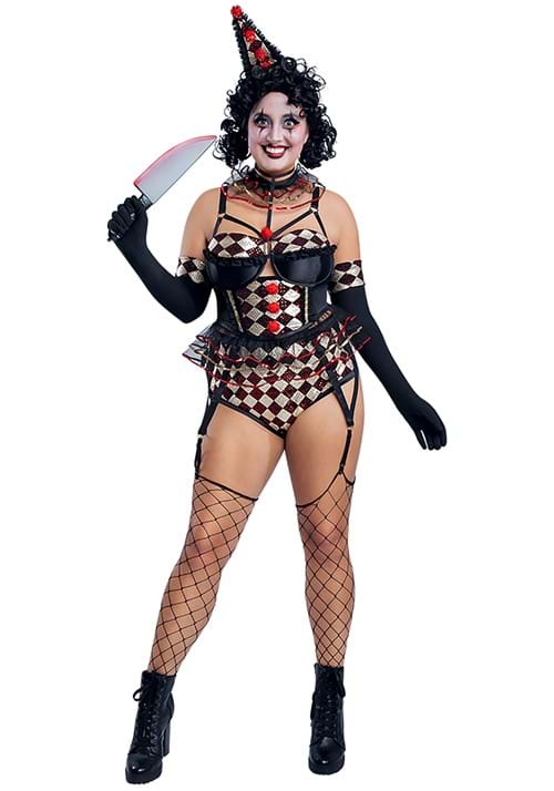 キラークラウン コスプレ コスチューム レディース ハロウィン 仮装 ピエロ 衣装 セクシー プラスサイズ 大きいサイズ イベント パーティー ハロウィン衣装