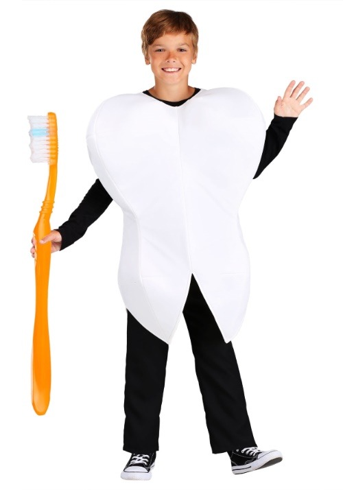 Costume - 歯 コスチューム キッズ 子供用 ハロウィンコスプレ