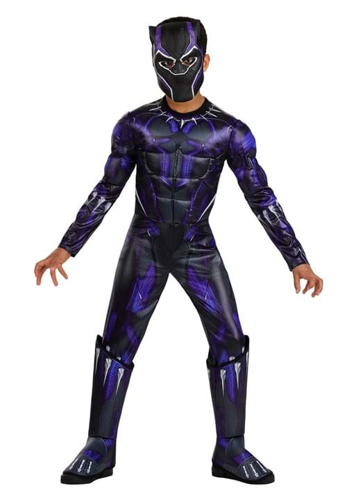 男の子 デラックス バトル ブラックパンサー コスチューム ハロウィン コスプレ