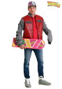 バックトゥザ・フューチャー マーティ・マクフライ メンズ ジャケット コスチューム 3点セット 大人用 男性用 ハロウィン 仮装 衣装