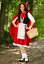プラスサイズ レッド ライディング フード 赤ずきんちゃん 大人用 コスチューム ハロウィン コスプレ 衣装 仮装 3点セット